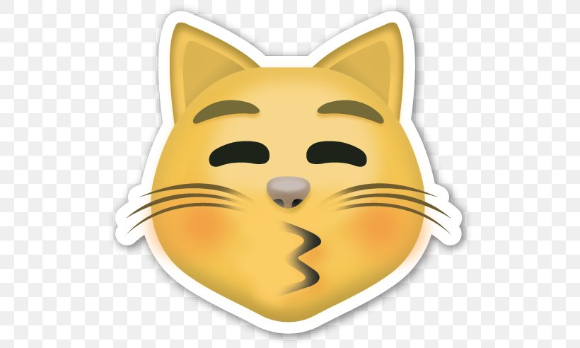 Cat T-shirt Emoji Heart Smile, PNG, 525x492px, Cat, Carnivoran, Cuteness, Dog Like Mammal, Emoji Download Free
