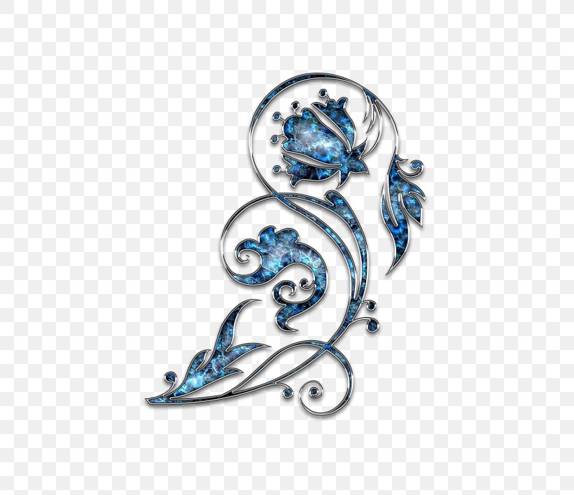 Flower Jewellery Blue Clip Art, PNG, 500x707px, Flower, Bijou, Blue, Body Jewelry, Brooch Download Free