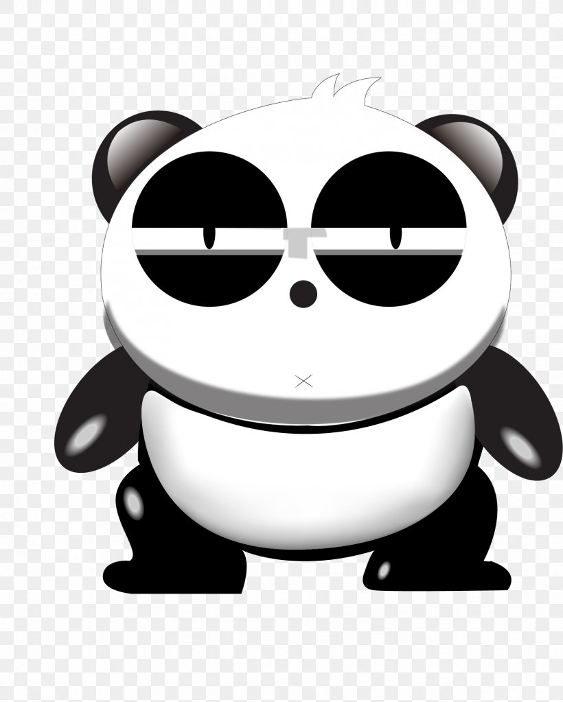 Giant Panda Download Cuteness, PNG, 1711x2135px, Giant Panda, Android Application Package, Black And White, Cartoon, Cuteness Download Free