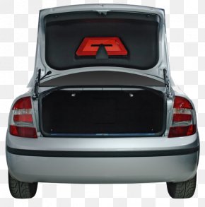 open car trunk