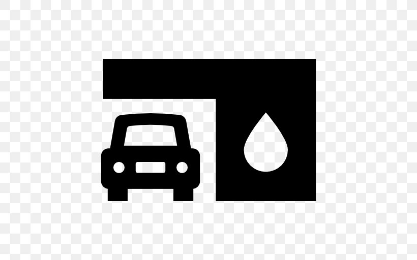 Car Wash Filling Station Gasoline Petroleum, PNG, 512x512px, Car, Automatic Transmission, Black, Black And White, Brand Download Free