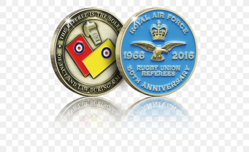 Challenge Coin Badge Emblem Royal Air Force, PNG, 500x500px, Coin, Badge, Body Jewelry, Challenge Coin, Emblem Download Free