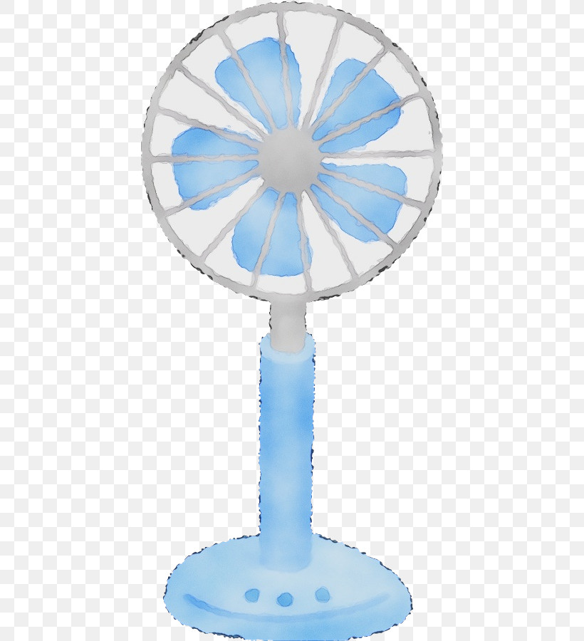 Mechanical Fan Blue Pedestal, PNG, 424x900px, Watercolor, Blue, Mechanical Fan, Paint, Pedestal Download Free