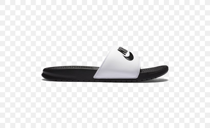 Slipper Sandal Slide Nike Just Do It, PNG, 500x500px, Slipper, Adidas, Black, Flipflops, Footwear Download Free