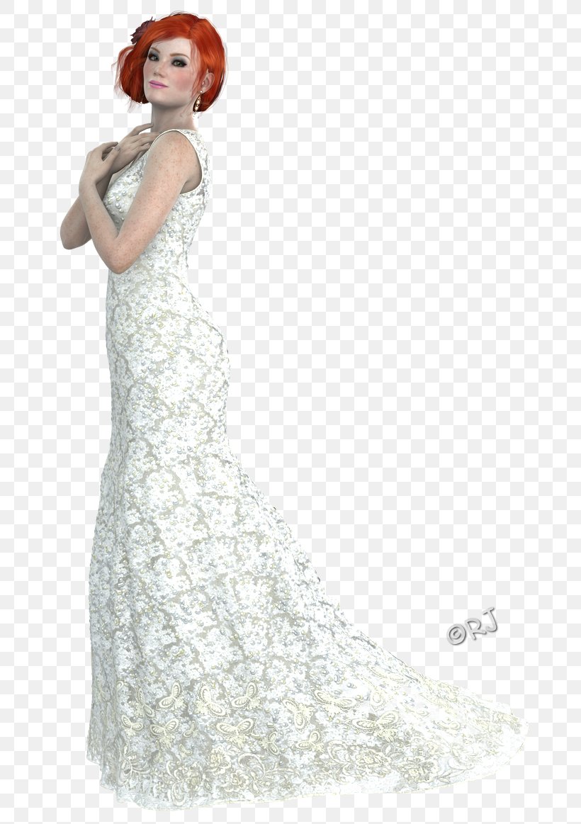 Wedding Dress Party Dress Cocktail Dress, PNG, 708x1163px, Watercolor, Cartoon, Flower, Frame, Heart Download Free
