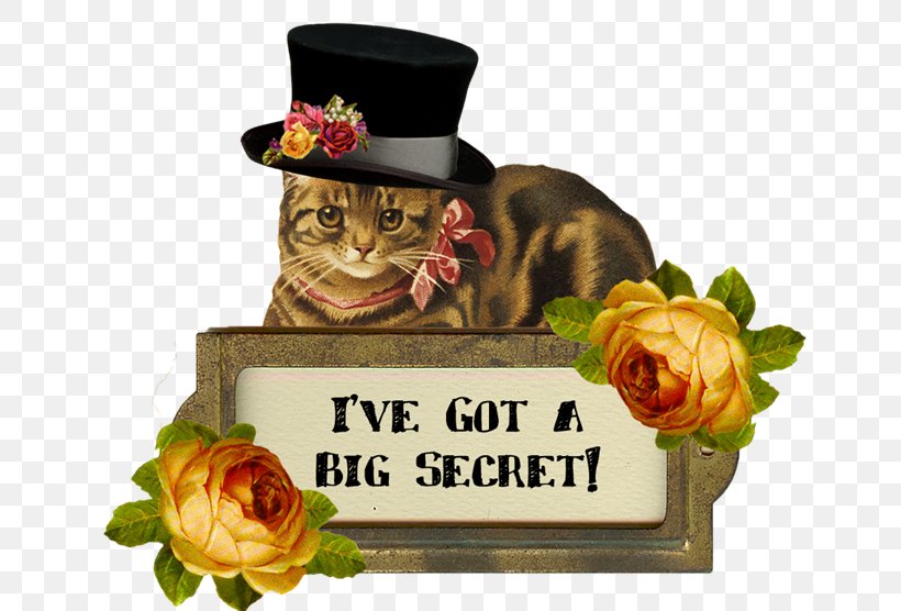 Cat Victorian Era Greeting & Note Cards Trailer Cabochon, PNG, 650x556px, Cat, Cabochon, Cat Like Mammal, Flower, Greeting Download Free