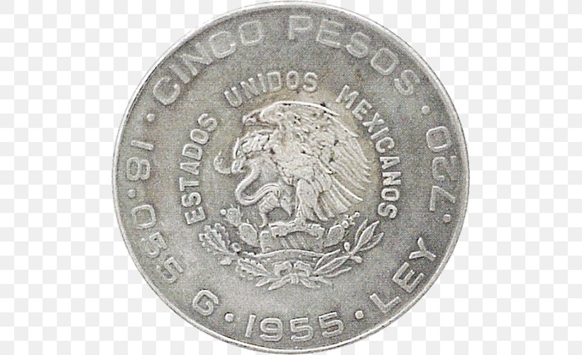Coin Medal 20th Century Frånsida Advers, PNG, 505x500px, 20th Century, Coin, Advers, Bank Of Mexico, Cash Download Free