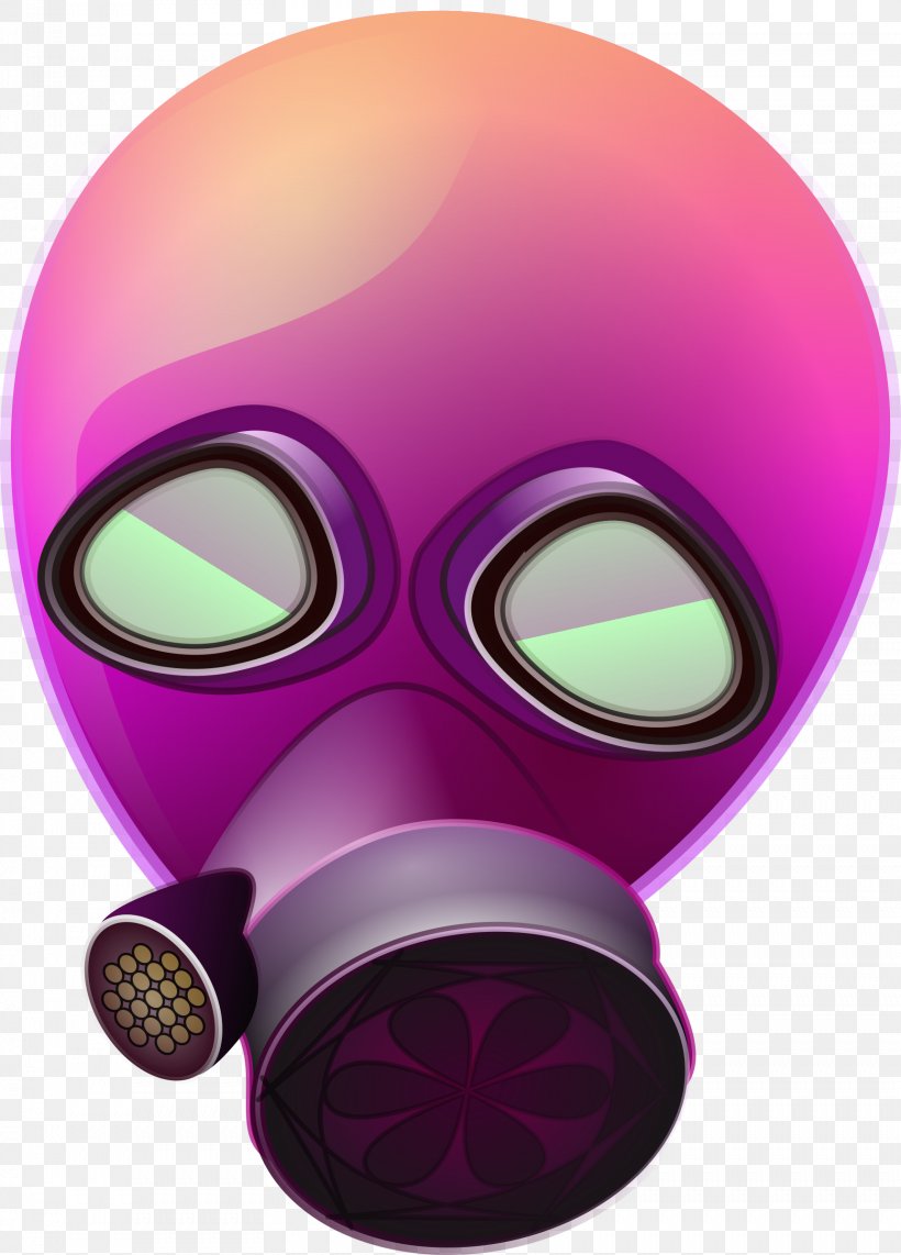 Gas Mask Clip Art, PNG, 1722x2400px, Gas Mask, Gas, Headgear, Magenta, Mask Download Free