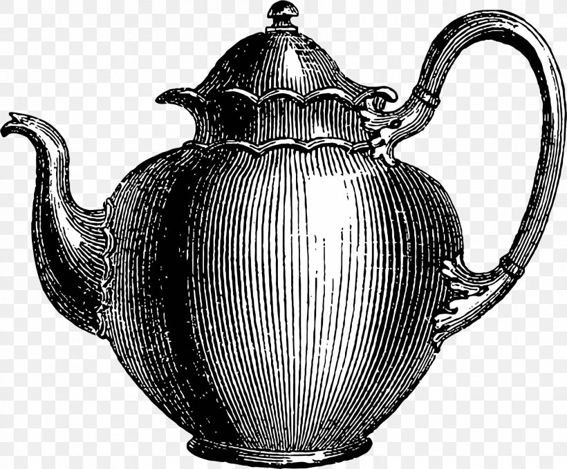 Teapot Clip Art Kettle Openclipart, PNG, 1801x1492px, Teapot, Black And White, Chinese Tea, Drinkware, Electric Kettle Download Free