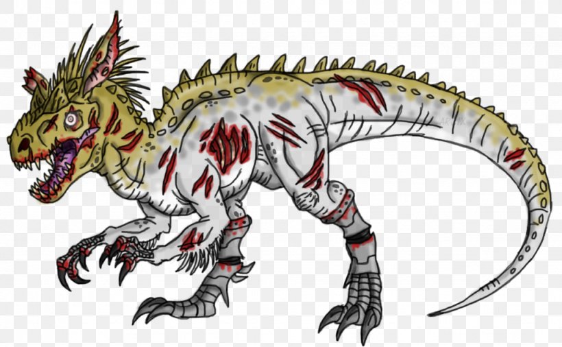 Velociraptor Indominus Rex Jurassic Park Freddy Fazbear's Pizzeria Simulator Art, PNG, 1024x633px, Watercolor, Cartoon, Flower, Frame, Heart Download Free