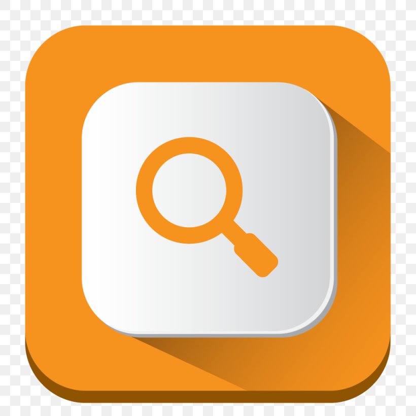 Magnifying Glass Search Box, PNG, 1025x1025px, Magnifying Glass, Brand, Button, Orange, Rectangle Download Free