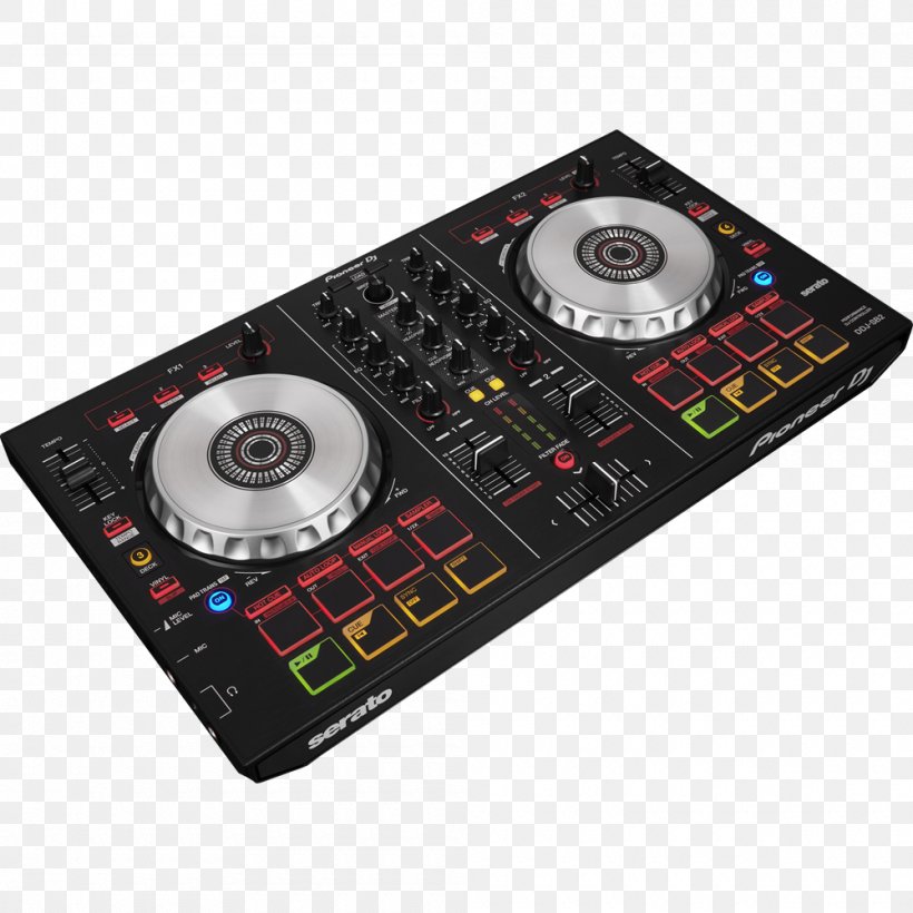 DJ Controller Pioneer DJ Pioneer DDJ-SB2 Disc Jockey Serato Audio Research, PNG, 1000x1000px, Watercolor, Cartoon, Flower, Frame, Heart Download Free