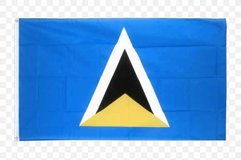 Flag Of Saint Lucia Flag Of Saint Lucia Fahne Fanion, PNG, 1500x1000px, Saint Lucia, Blue, Centimeter, Clothing, Ensign Download Free