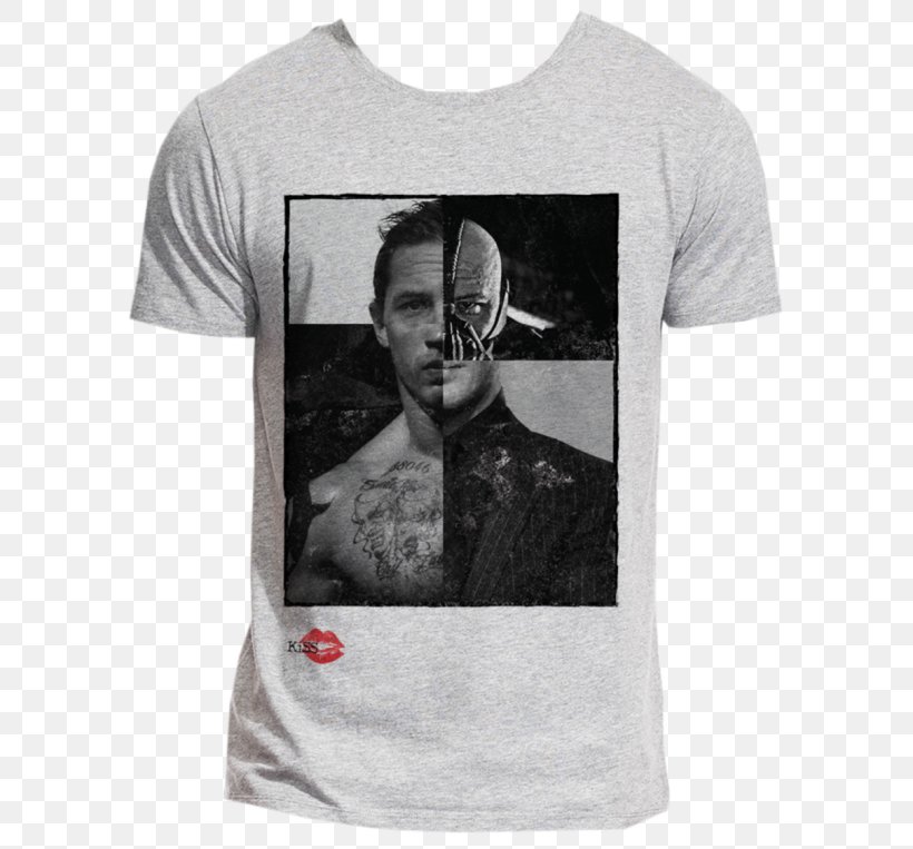 Tom Hardy T-shirt Crew Neck Clothing Sleeve, PNG, 610x763px, Tom Hardy, Actor, Art, Bane, Black And White Download Free