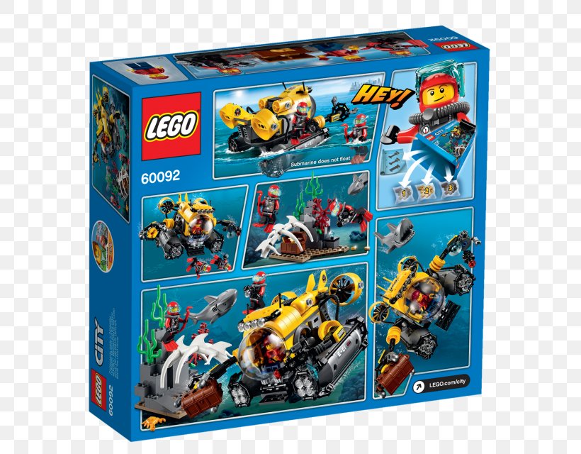 LEGO 60092 City Deep Sea Submarine Lego City Amazon.com Toy, PNG, 688x640px, Lego City, Amazoncom, Deep Sea, Hamleys, Lego Download Free