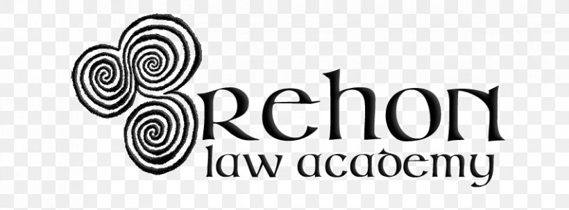 Logo Early Irish Law Brehon Brand Design, PNG, 851x315px, Logo, Academy, Black, Black And White, Black M Download Free