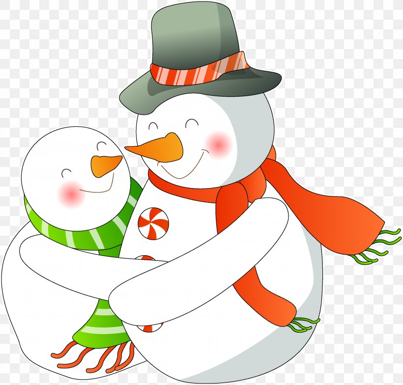 Snowman Christmas, PNG, 2261x2162px, Snowman, Animation, Beak, Bird, Christmas Download Free
