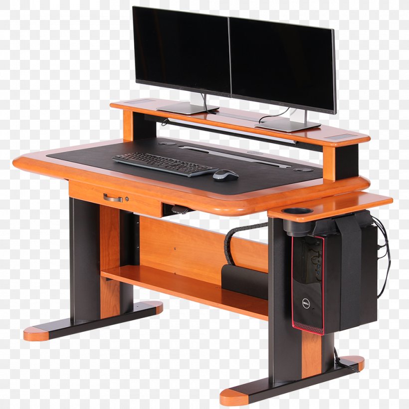 Standing Desk Computer Desk Office & Desk Chairs Computer Monitors, PNG, 1000x1000px, Desk, Computer, Computer Desk, Computer Monitors, Desktop Computer Download Free