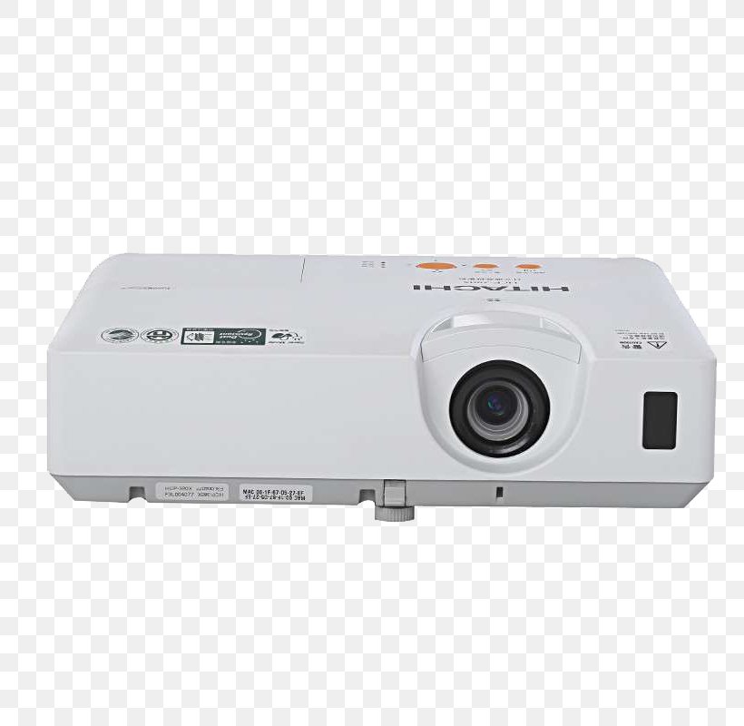 Video Projector Panasonic Hitachi, PNG, 800x800px, Projector, Audio Electronics, Camera Lens, Electronic Device, Hitachi Download Free