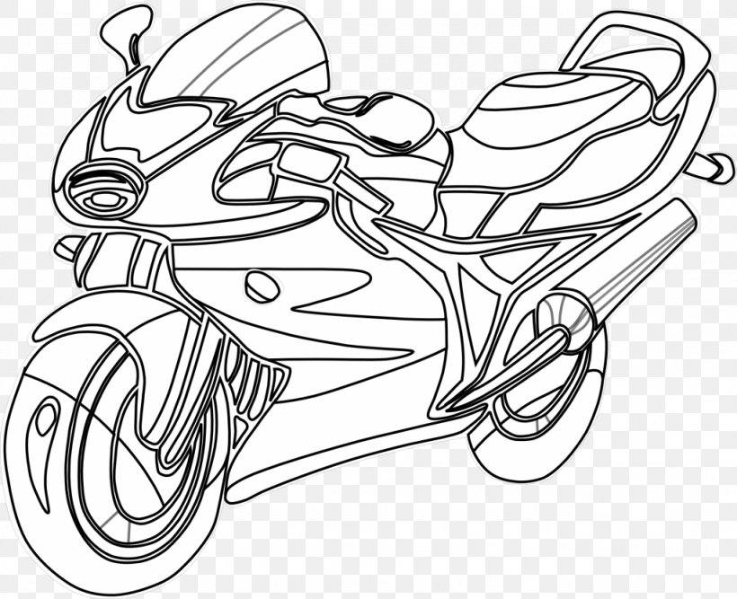 Motorcycle Harley-Davidson Honda Chopper Coloring Book, PNG, 1024x834px, Watercolor, Cartoon, Flower, Frame, Heart Download Free