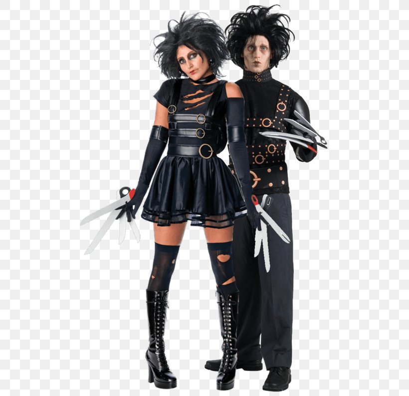 Edward Scissorhands Costume Party Halloween Costume Woman, PNG, 500x793px, Watercolor, Cartoon, Flower, Frame, Heart Download Free