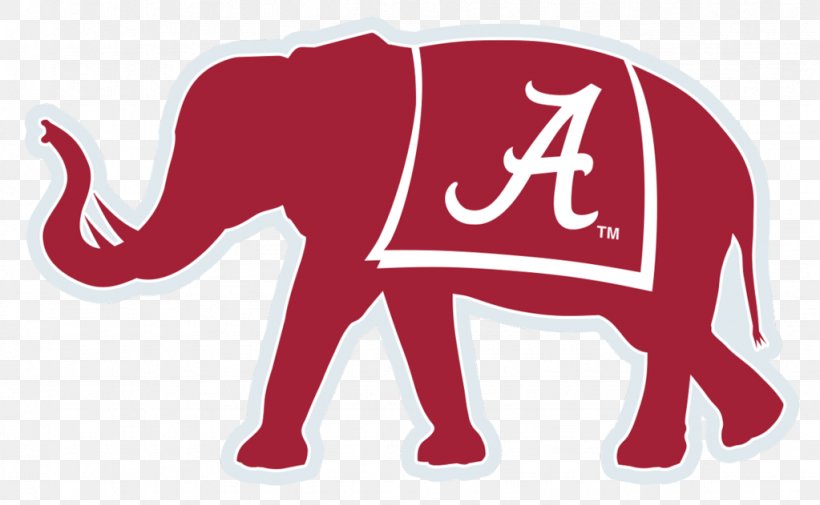 Alabama Crimson Tide Football African Elephant Big Al Logo, PNG
