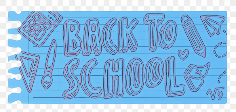 Back To School, PNG, 3000x1425px, Back To School, Area, Calligraphy, Labelm, Line Download Free