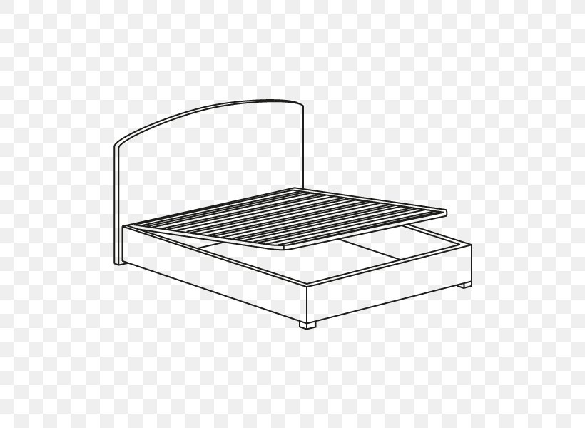 Bed Frame Mattress Line Angle, PNG, 600x600px, Bed Frame, Bed, Furniture, Mattress, Rectangle Download Free