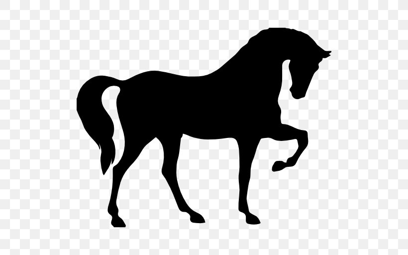 Horse Rearing Clip Art, PNG, 512x512px, Horse, Autocad Dxf, Black, Black And White, Bridle Download Free