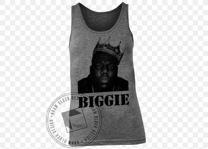 The Notorious B.I.G. T-shirt Sleeveless Shirt Gilets, PNG, 464x585px, Notorious Big, Black, Black And White, Black M, Brand Download Free