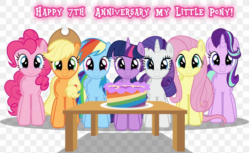Twilight Sparkle Pinkie Pie Rarity Rainbow Dash Pony, PNG, 6512x4000px, Twilight Sparkle, Anniversary, Art, Birthday, Cartoon Download Free