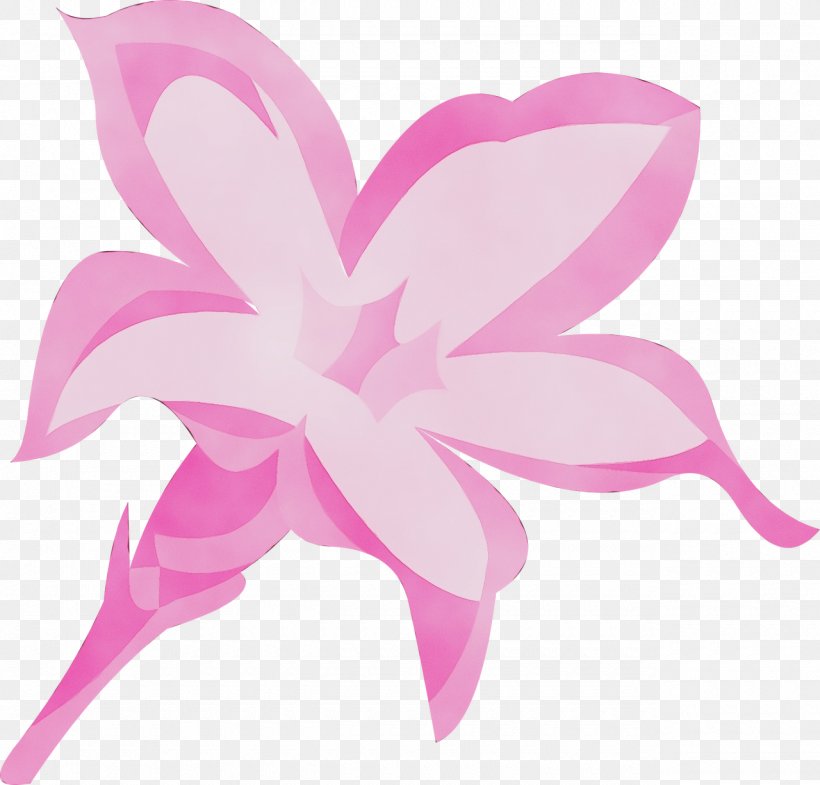 Pink Petal Flower Plant Clip Art, PNG, 1280x1226px, Watercolor, Flower, Magenta, Paint, Pedicel Download Free