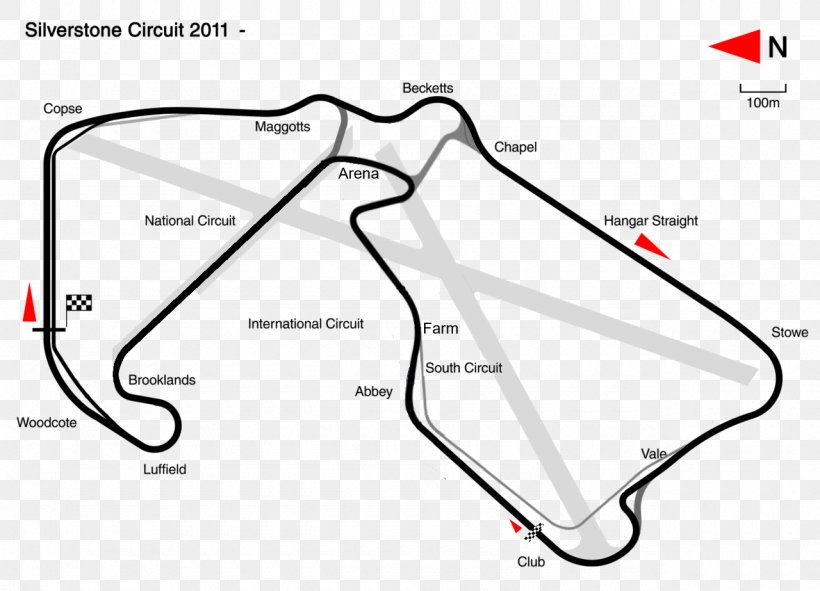 Development History Of Silverstone Circuit Formula 1 Race Track Car, PNG, 1280x923px, Silverstone Circuit, Area, Auto Part, Black And White, British Grand Prix Download Free