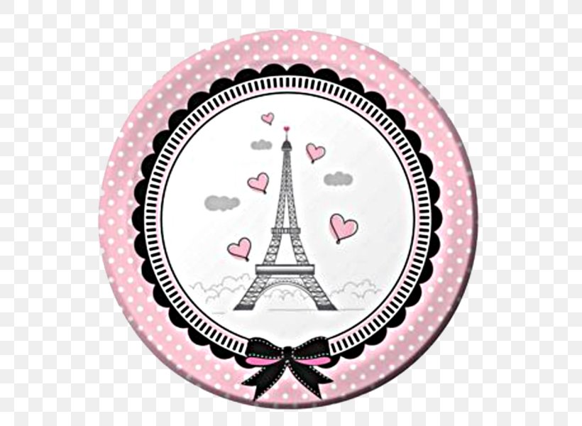 Eiffel Tower Children's Party Birthday Sweet Sixteen, PNG, 577x600px, Watercolor, Cartoon, Flower, Frame, Heart Download Free