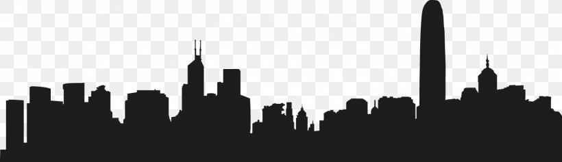 Hong Kong Skyline Clip Art Silhouette Illustration, PNG, 1585x460px, Hong Kong, Architecture, Art, Atmosphere, Atmospheric Phenomenon Download Free