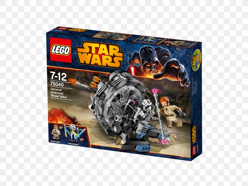LEGO 75040 Star Wars General Grievous' Wheel Bike Lego Minifigure Lego Star Wars, PNG, 2400x1800px, General Grievous, Blaster, Lego, Lego Adventurers, Lego Minifigure Download Free