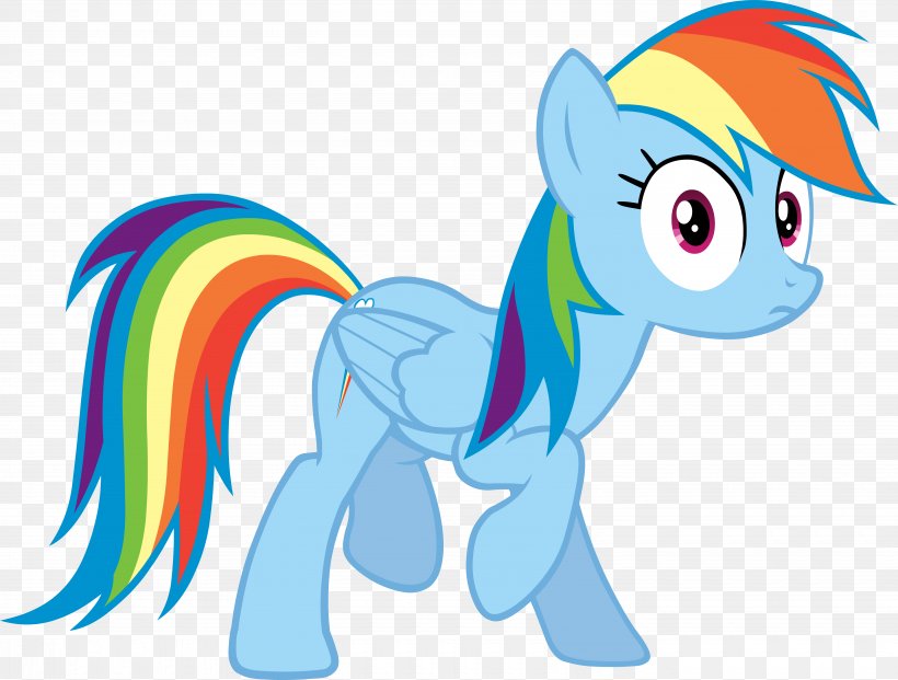 Rainbow Dash Rarity Applejack Pinkie Pie Pony, PNG, 5760x4369px, Rainbow Dash, Animal Figure, Applejack, Art, Cartoon Download Free