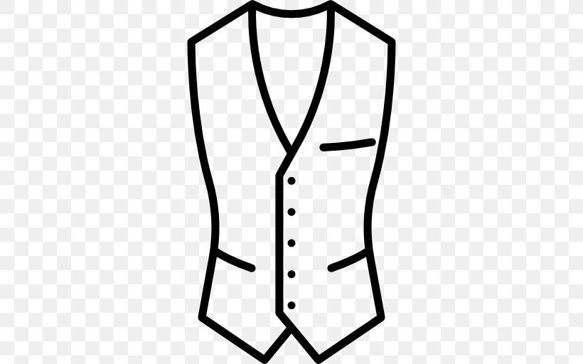 Sleeve Clothing Gilets Waistcoat, PNG, 512x512px, Sleeve, Abdomen, Black, Black And White, Clothing Download Free