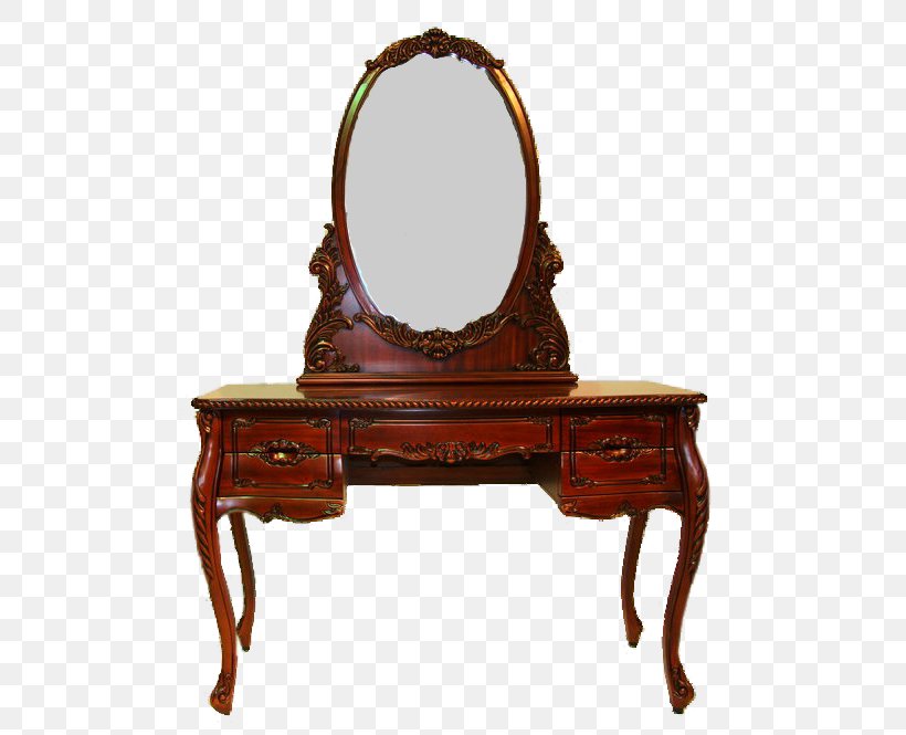 Table Lowboy Antique Furniture Mirror Png 518x665px Table