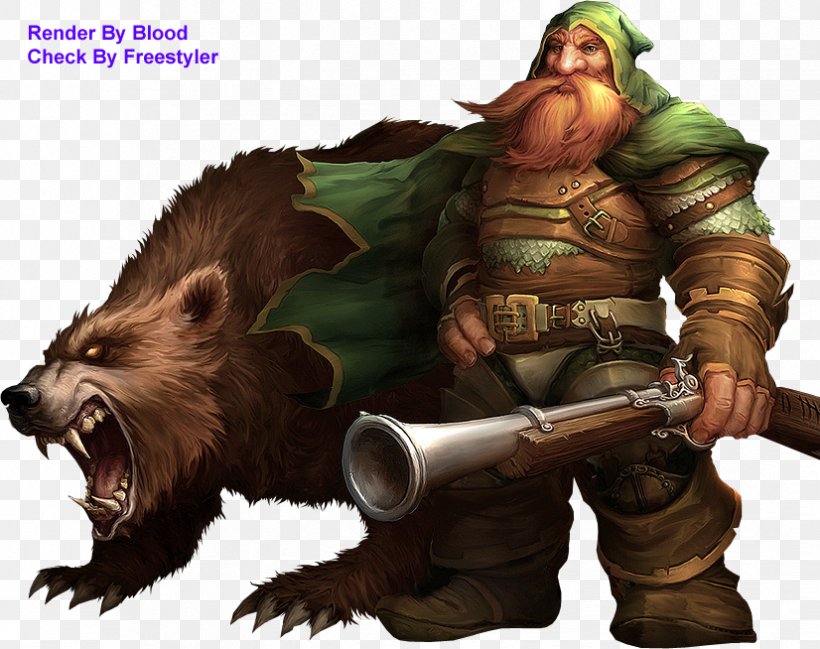 World Of Warcraft Dwarf Art Video Game, PNG, 826x654px, World Of Warcraft, Art, Bear, Carnivoran, Deviantart Download Free
