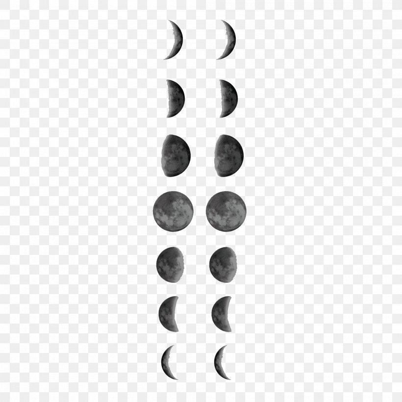 Lunar Phase Tattoo Full Moon Lunar Calendar, PNG, 2000x2000px, Lunar Phase, Artikel, Black, Black And White, Crescent Download Free