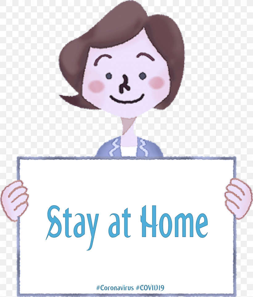 Stay At Home Coronavirus COVID19, PNG, 2555x3000px, Stay At Home, Cartoon, Coronavirus, Covid19, Happy Download Free