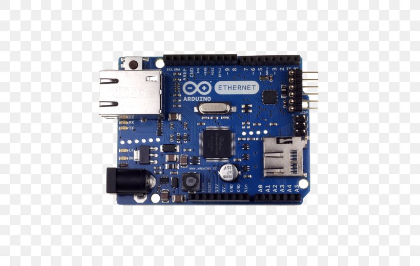 Arduino Ethernet Microcontroller Integrated Circuits & Chips Electronics, PNG, 520x520px, Arduino, Atmel Avr, Circuit Component, Circuit Prototyping, Computer Component Download Free