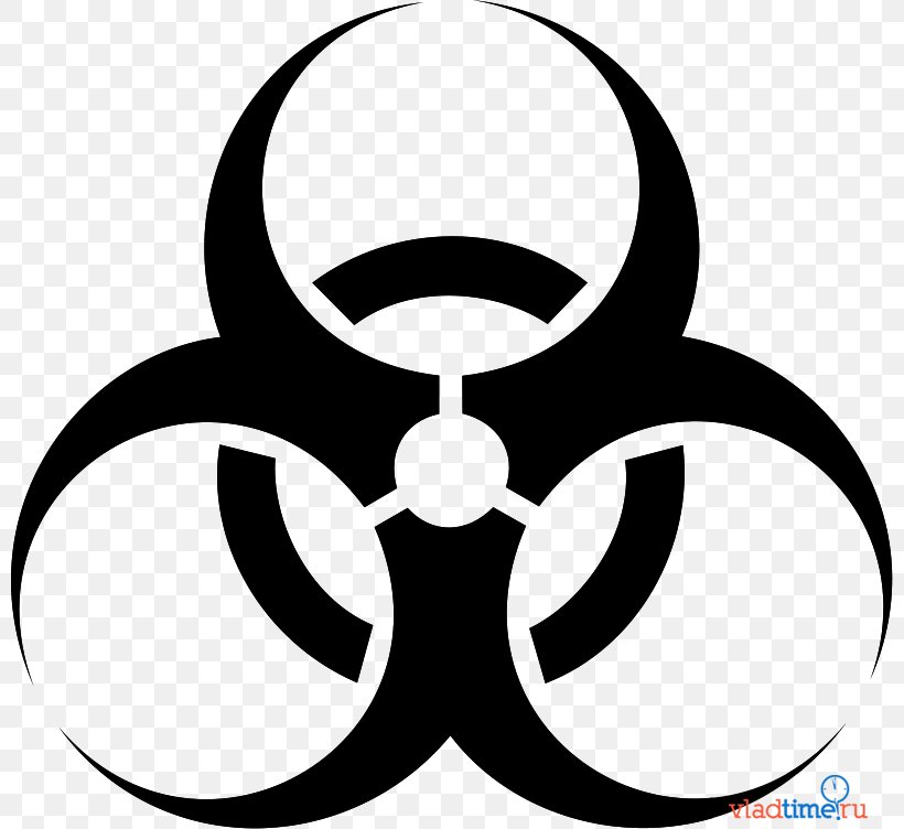 Biological Hazard Symbol Clip Art, PNG, 800x752px, Biological Hazard, Area, Artwork, Black And White, Hazard Download Free