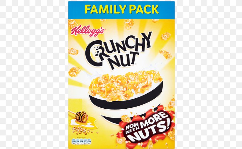 Crunchy Nut Corn Flakes Breakfast Cereal Honey Nut Cheerios Kellogg's, PNG, 506x506px, Crunchy Nut, Breakfast Cereal, Cereal, Commodity, Corn Flakes Download Free