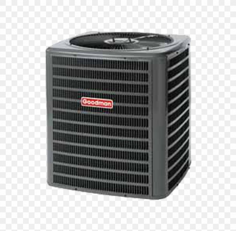 Seasonal Energy Efficiency Ratio Air Conditioning Goodman Manufacturing Heat Pump HVAC, PNG, 1044x1026px, Seasonal Energy Efficiency Ratio, Air Conditioning, British Thermal Unit, Condenser, Efficiency Download Free