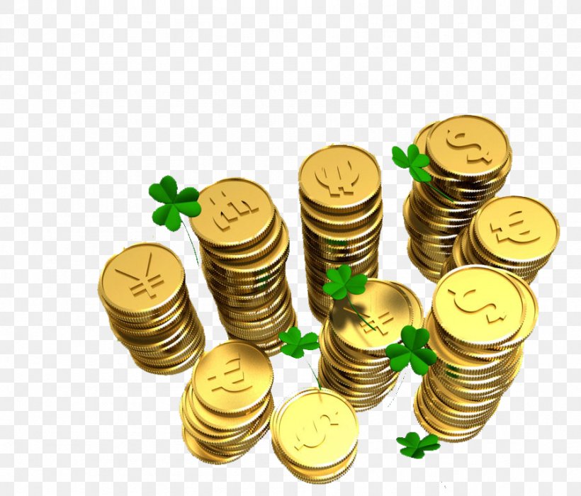 Gold Coin, PNG, 899x768px, Gold Coin, Clover, Coin, Currency, Gold Download Free