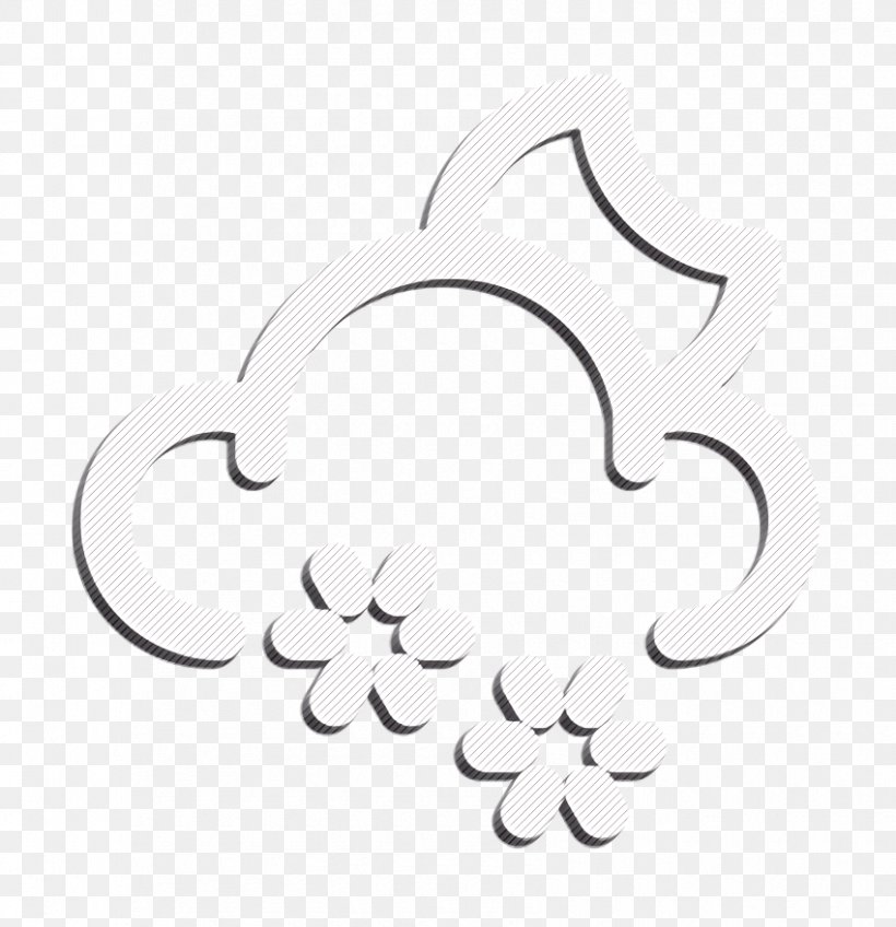 Cloud Icon Forecast Icon Moon Icon, PNG, 850x880px, Cloud Icon, Blackandwhite, Flower, Forecast Icon, Logo Download Free