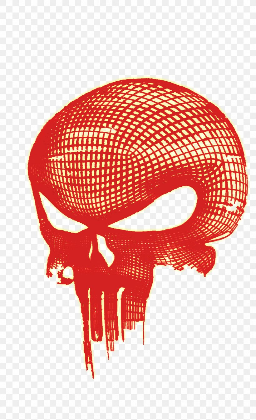 Punisher Red Skull Logo, PNG, 992x1625px, Punisher, Jaw, Jon Bernthal, Logo, Orange Download Free