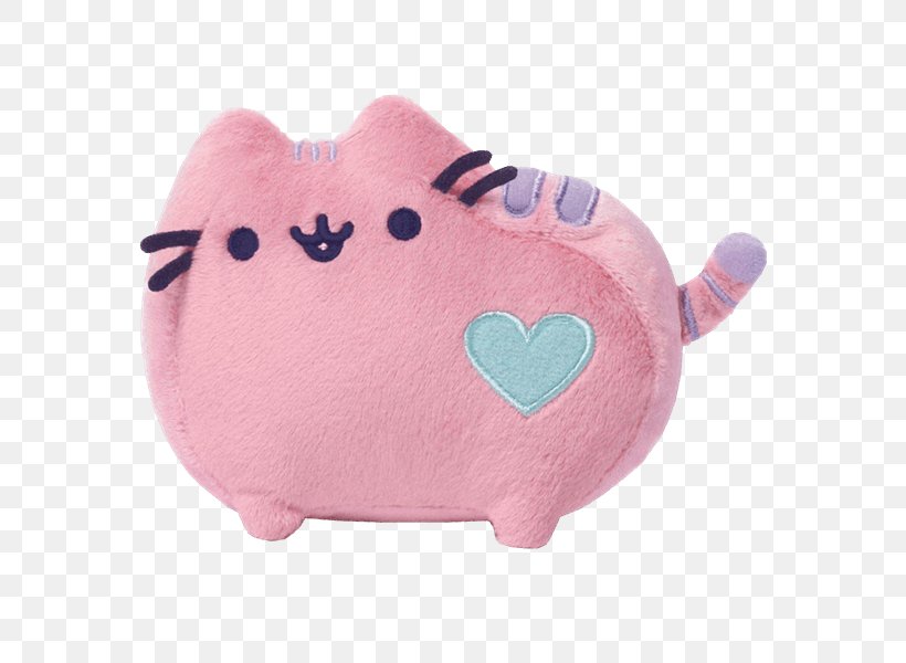 Pusheen Gund Pastel Stuffed Animals & Cuddly Toys Pink, PNG, 600x600px, Pusheen, Amazoncom, Coin Purse, Color, Gund Download Free